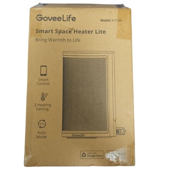 GoveeLife Smart Space Heater Color Black - Picture 1 of 9